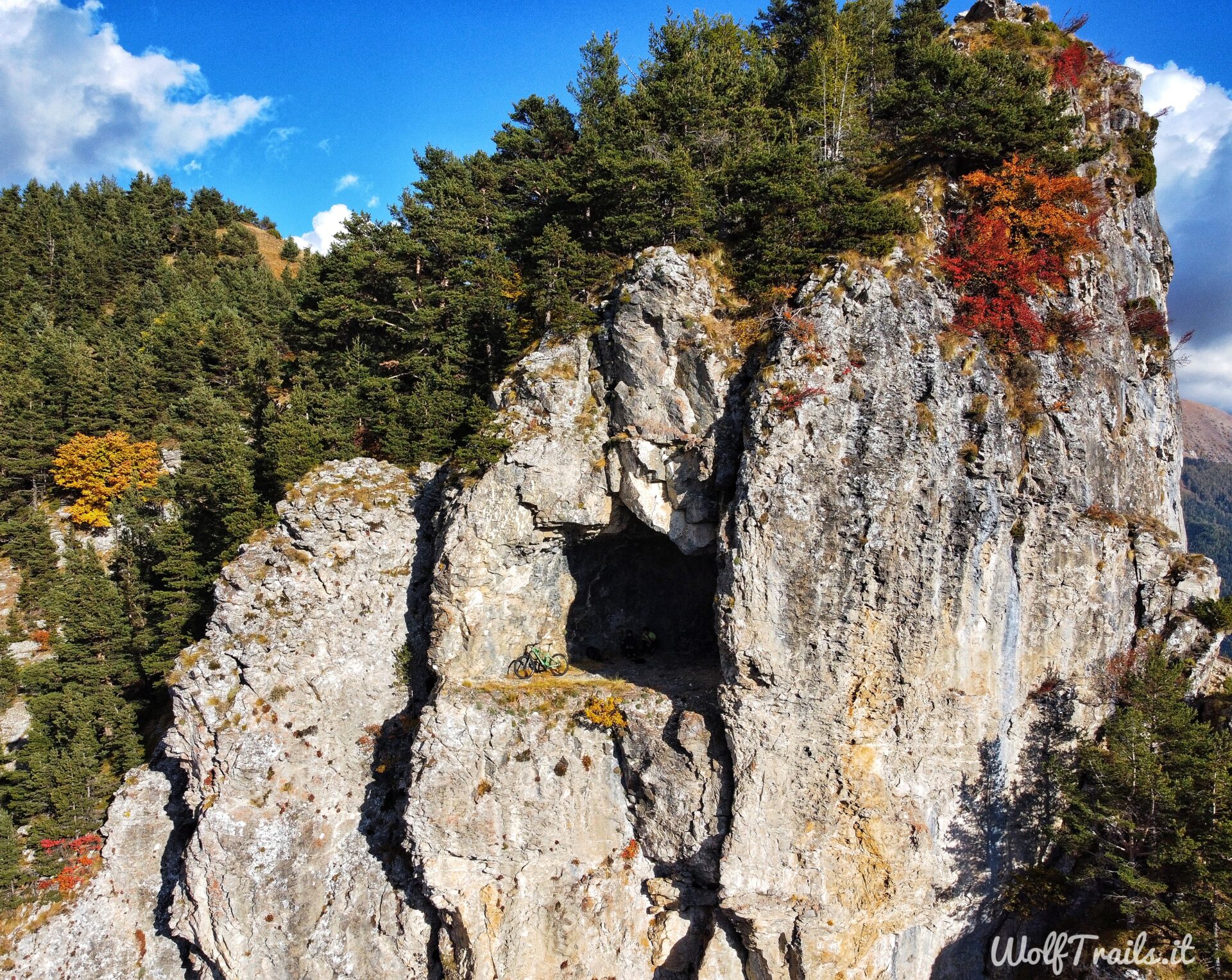 remote military bunker location in the Western Alps